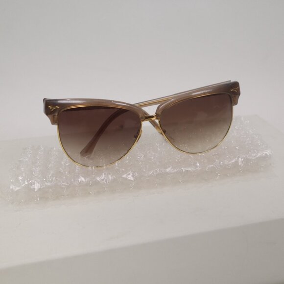 ❄ Vintage Missoni Tan Gold Sunglasses - Picture 2 of 8